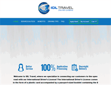 Tablet Screenshot of idltravel.com